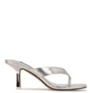 Nine West Nest Silver Heeled Sandals